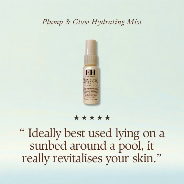 Emma Hardie Plump & Glow Hydrating Mist. Five-star customer review: “Ideally best used lying on a sunbed around a pool, it really revitalises your skin.”
