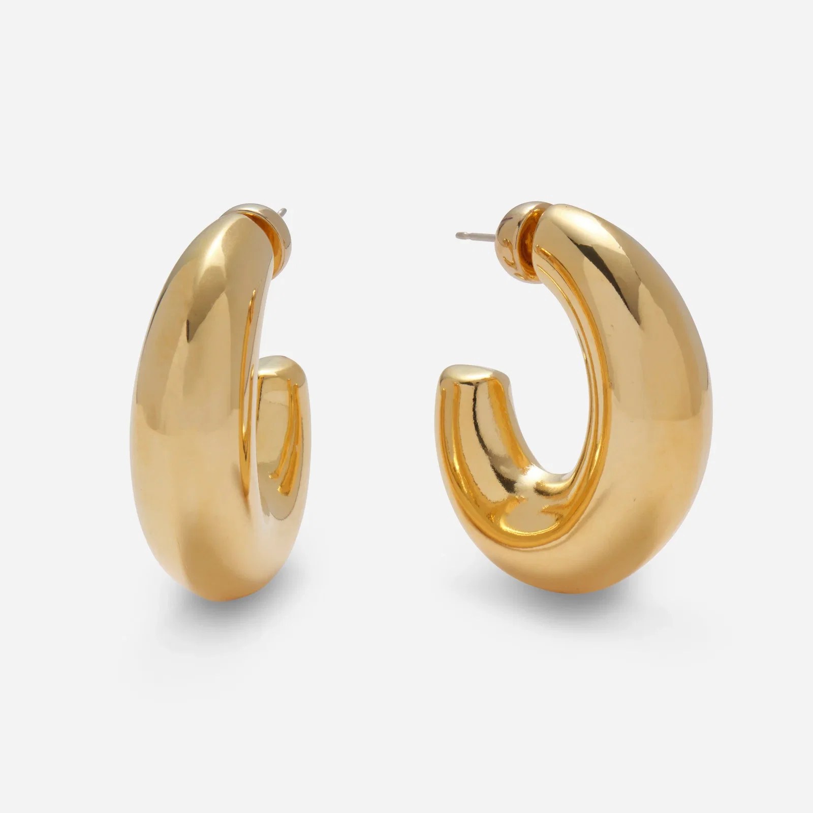 Bubble Hoops in Gold