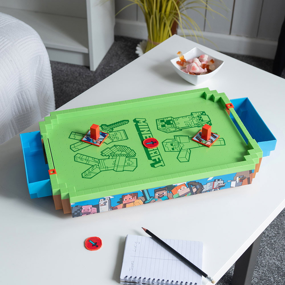 Minecraft The Overworld Arcade Air Hockey Premium Series