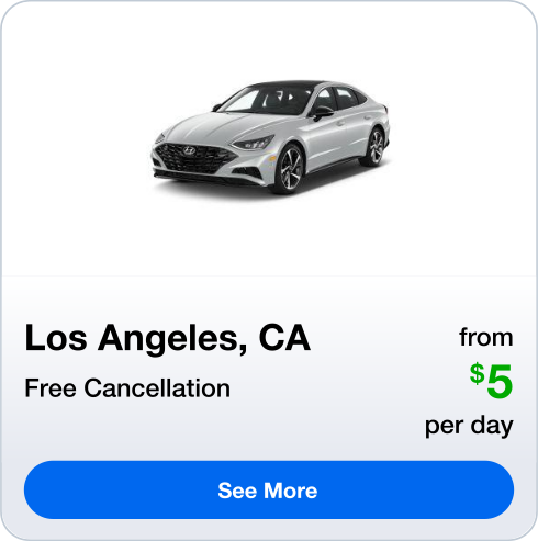Los Angeles, CA - Rental Car deal - See More