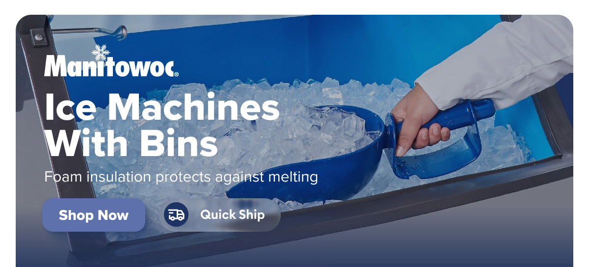 Manitowoc Ice Machines with Bins