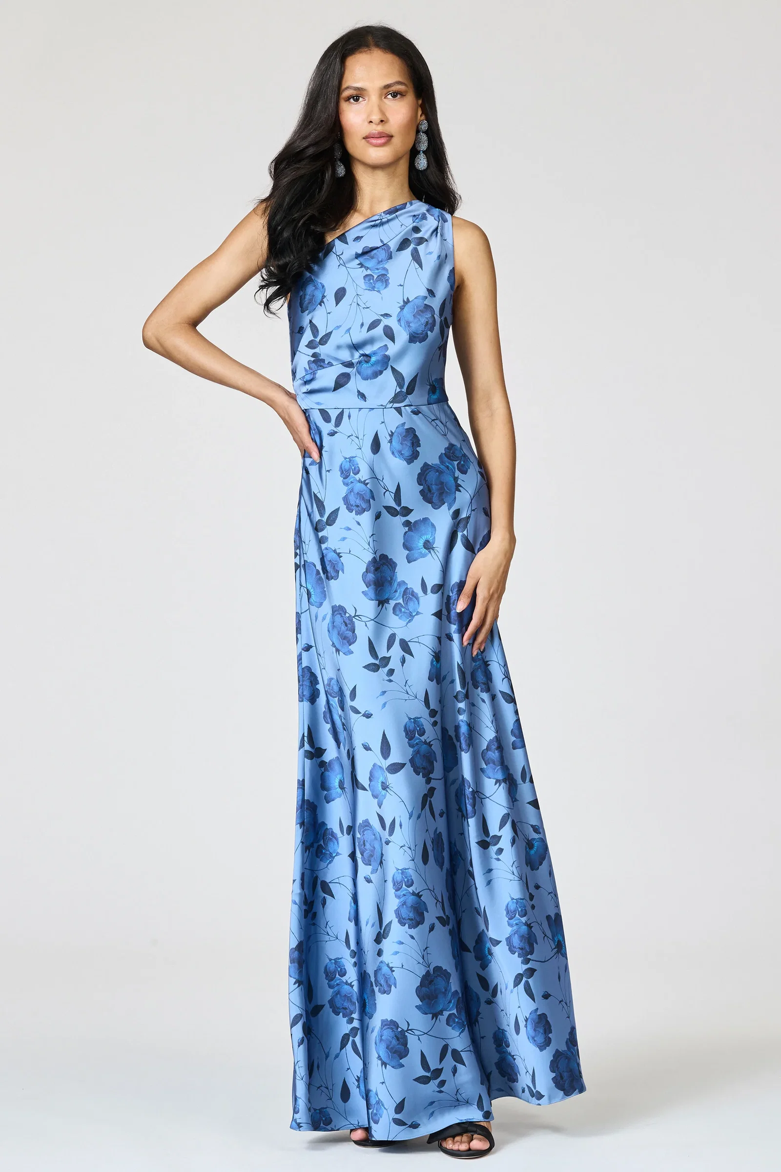 Image of DELPHINE GOWN - WILD STEEL ROSES