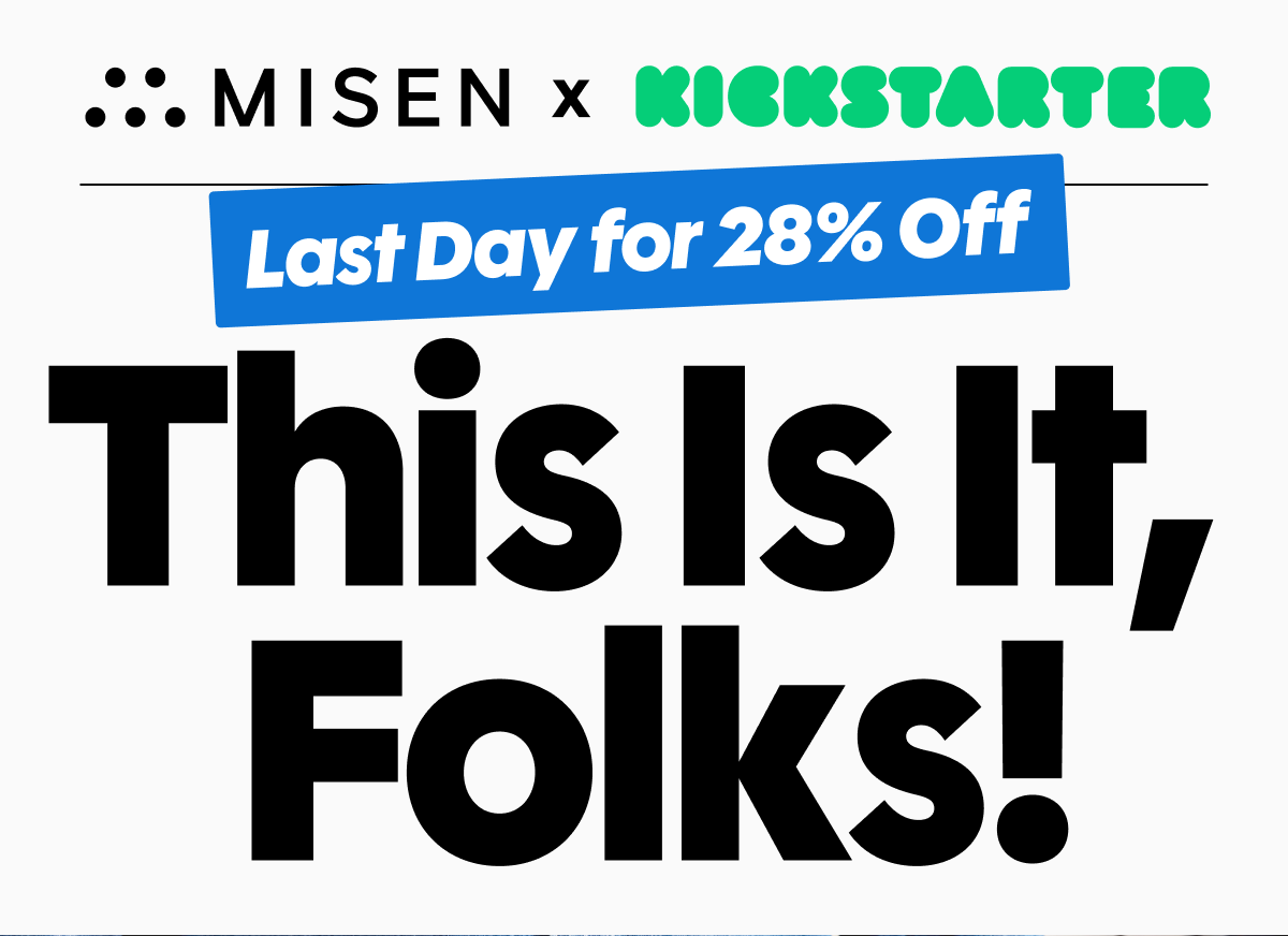 Last day for 28% off