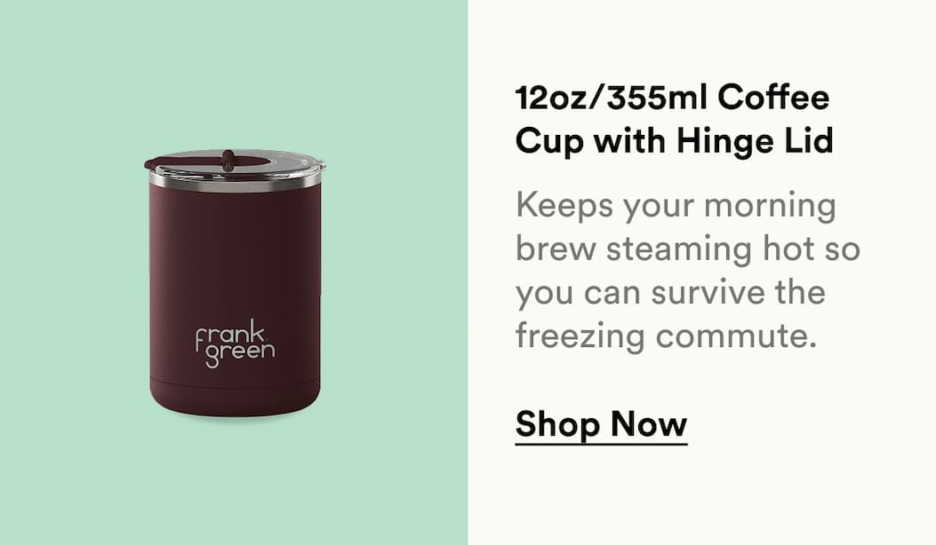 12oz/355ml Coffee Cup with Hinge Lid