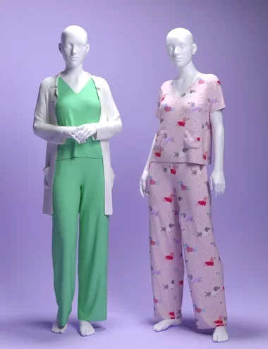 MS dForce Medical Professional Outfit for Genesis 9 and 8 Female