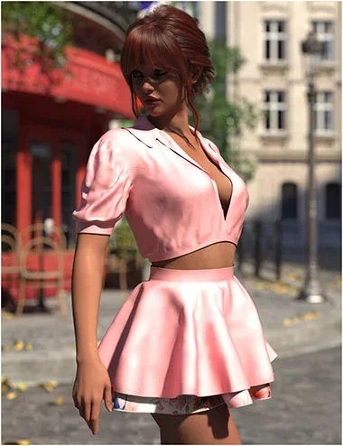 dForce That Girl Outfit for Genesis 9