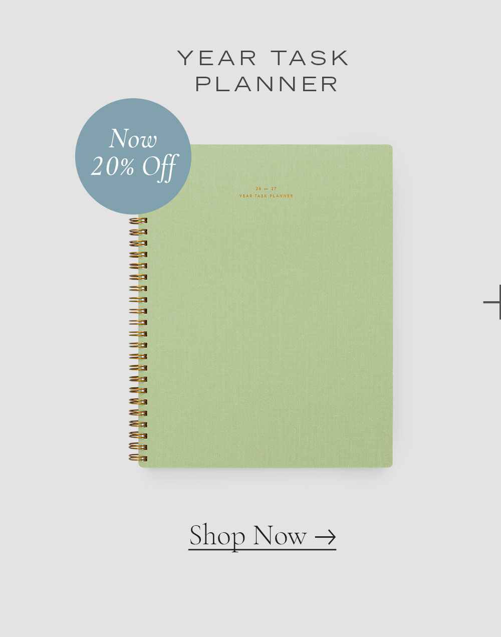 Year Task Planner 20% Off