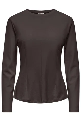 JDYEVA L/S TOP JRS 15376258 Coffee Bean