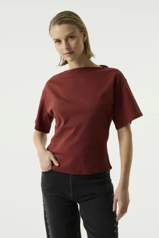 T SHIRT S260003 4456-chili blush