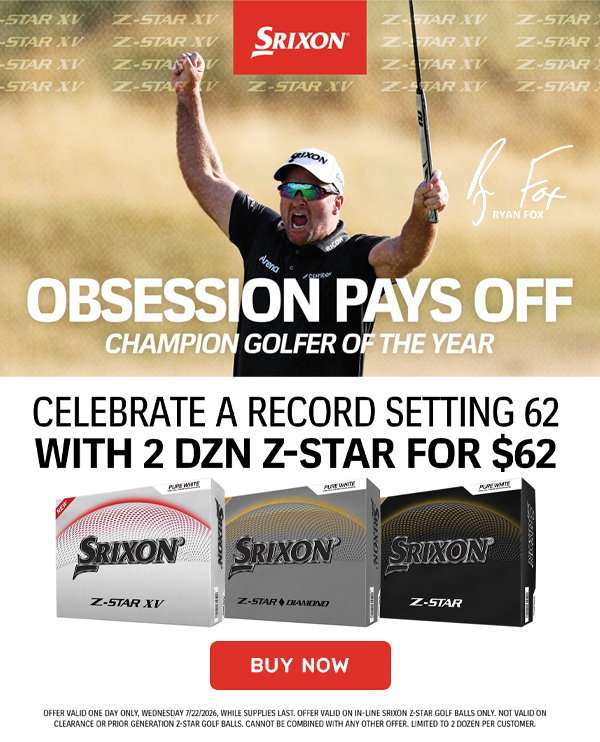 TODAY ONLY: Srixon Z-Star 2 Dozen For $62 - Shop NOW