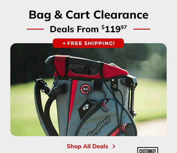 BAGS & CARTS $119.97 - Shop NOW!