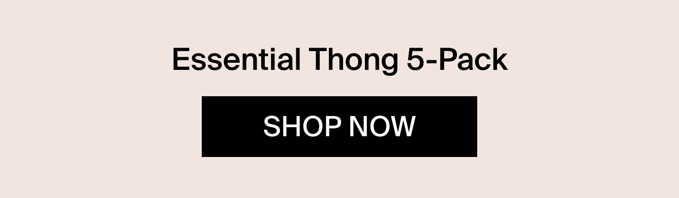 Essential Thong 5-Pack