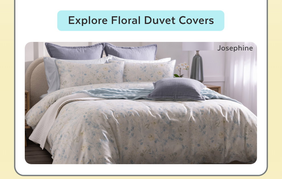 Explore Floral Duvet Covers