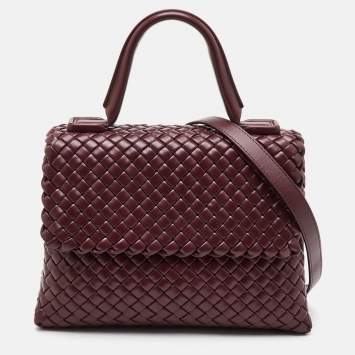 Patti Burgundy Intrecciato Lea