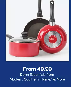 From 49.99 dorm room essentials from Modern Southern Home and more. Shop now. A set of red pots and pans.
