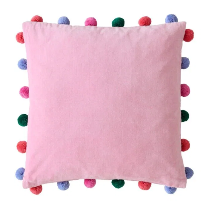 Bluebellgray Pom Pom Cushion