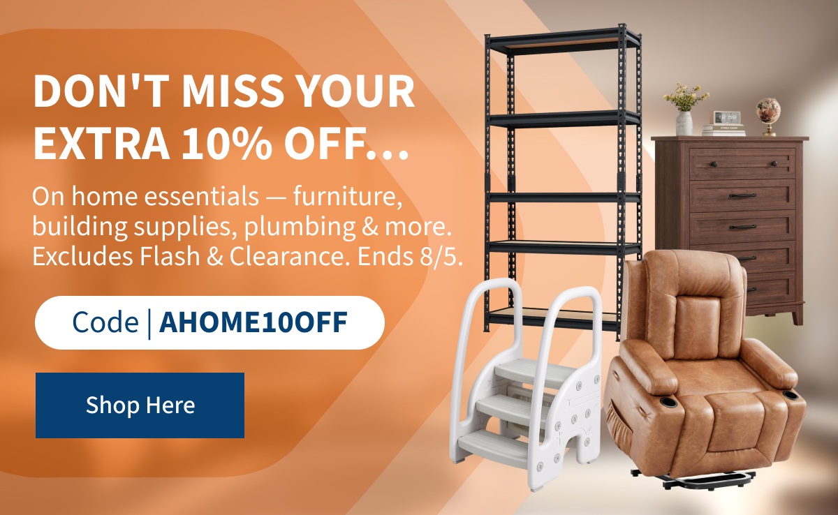 Don't miss your extra 10% off… Use code AHOME10OFF