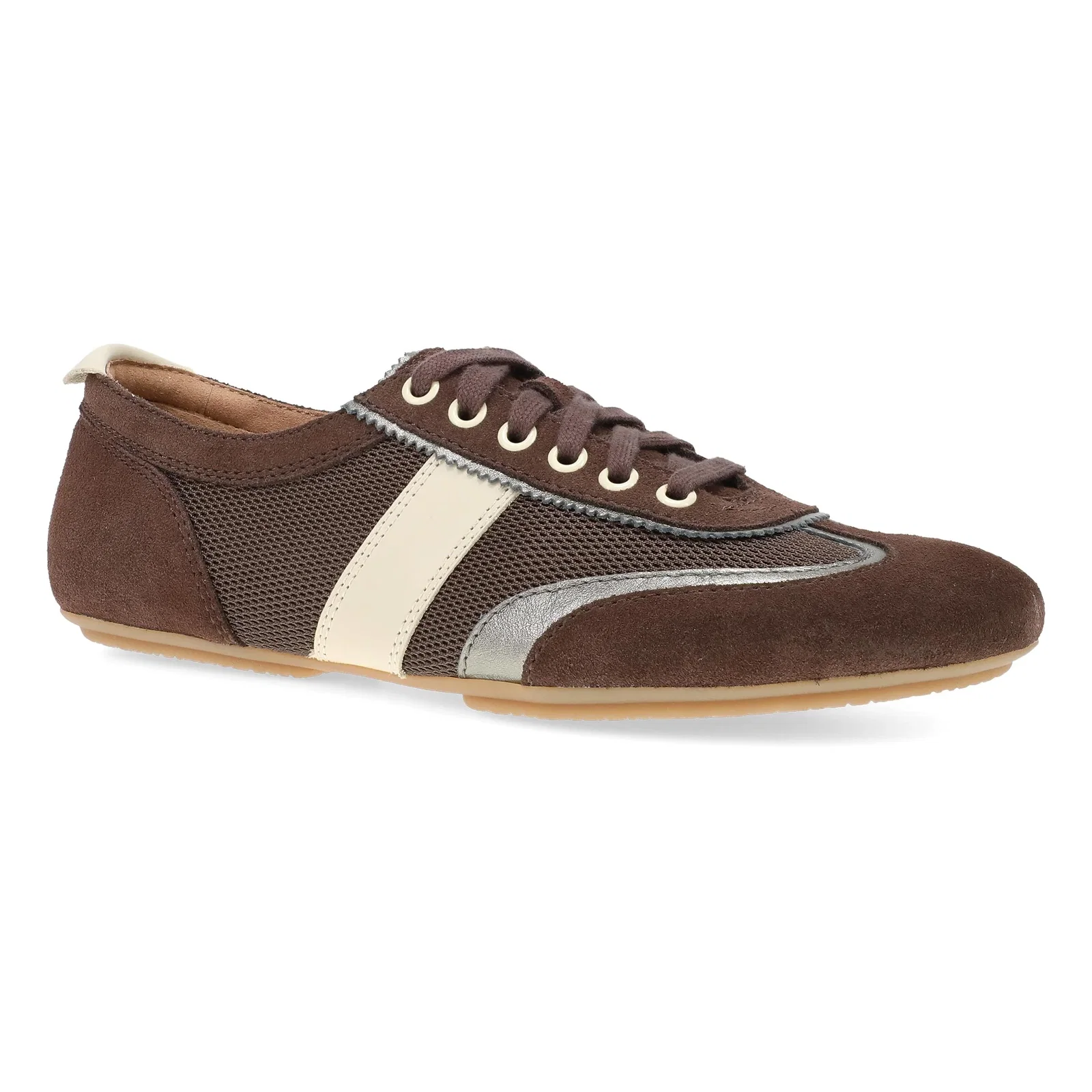 Image of Milana<br>Chocolate/Pewter Suede