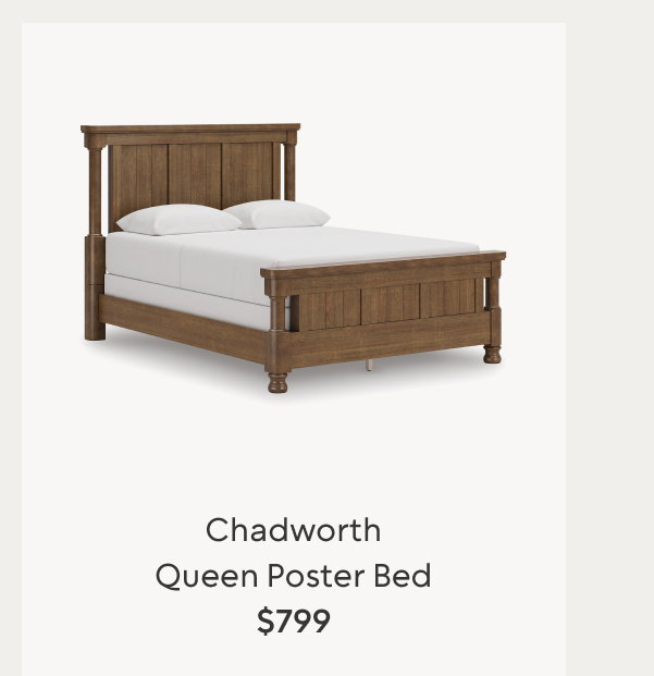 Chadworth Queen Poster Bed