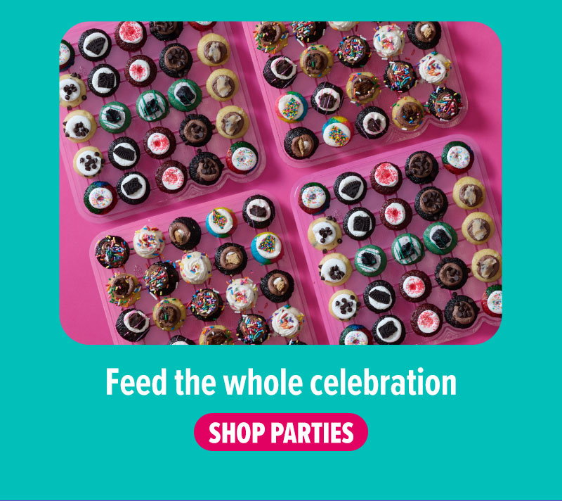 Feed the whole celebration! Shop party packs for parties.