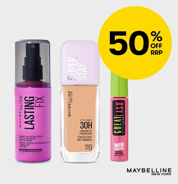 50% OFF RRP