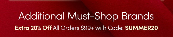 Additional Must-Shop Diamond Brands | Extra 20% Off All Orders $99+ with Code: SUMMER20