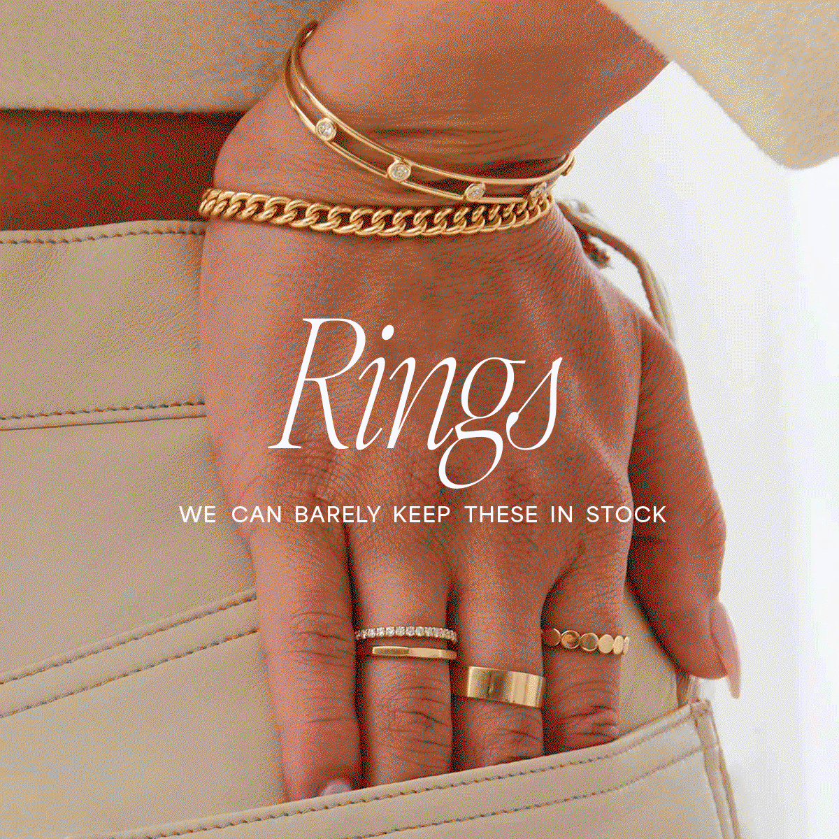 Rings we can barely keep these in stock