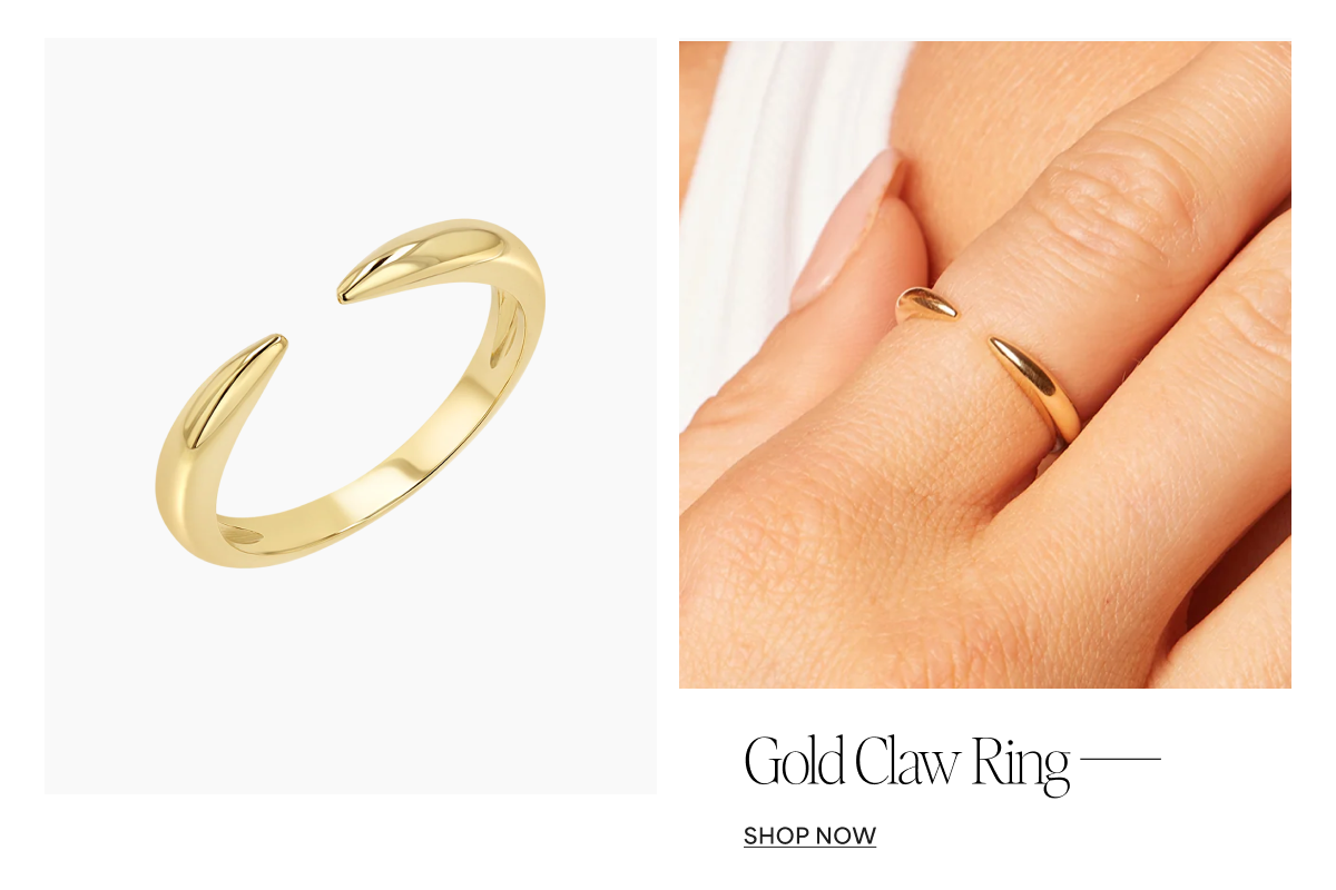 Gold Claw Ring