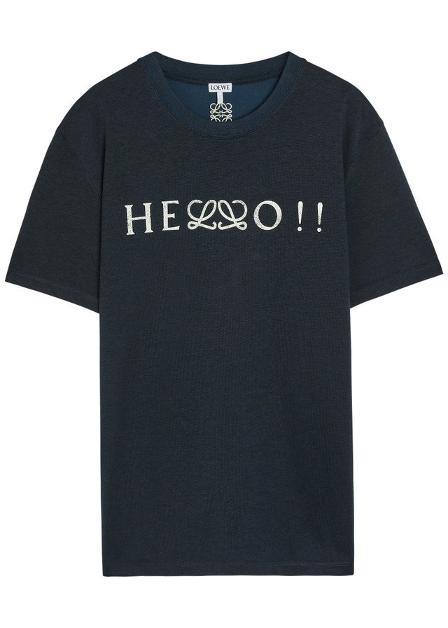 LOEWE Printed cotton T-shirt