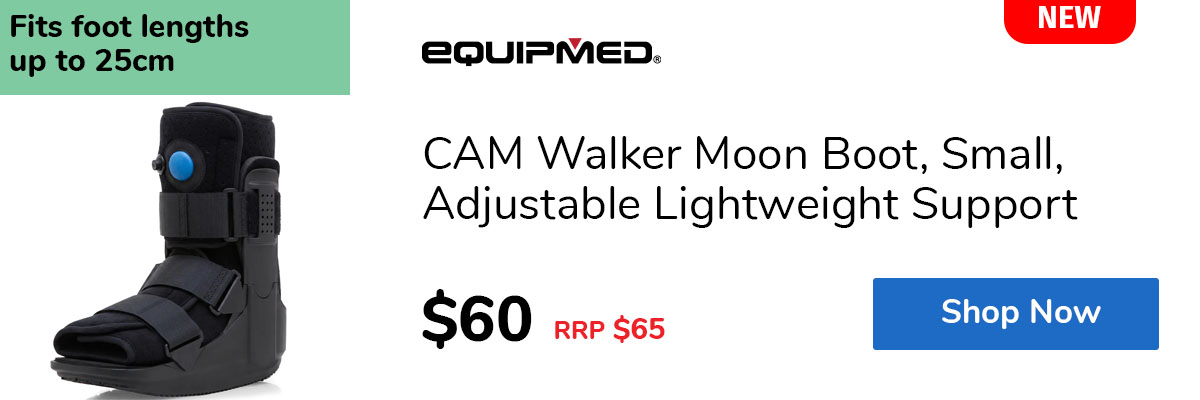 CAM Walker Moon Boot, Small, Adjustable Lightweight Support