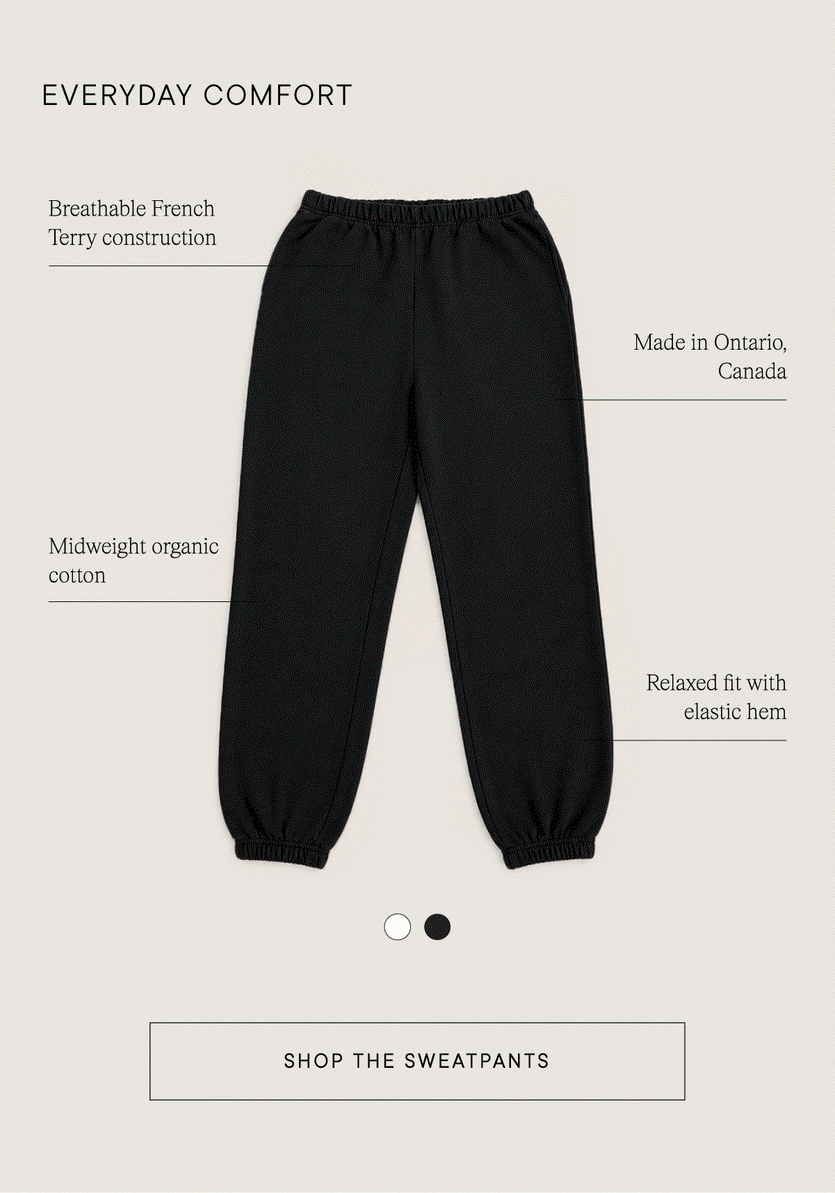 Shop Ecologyst The Organic French Terry Sweatpant