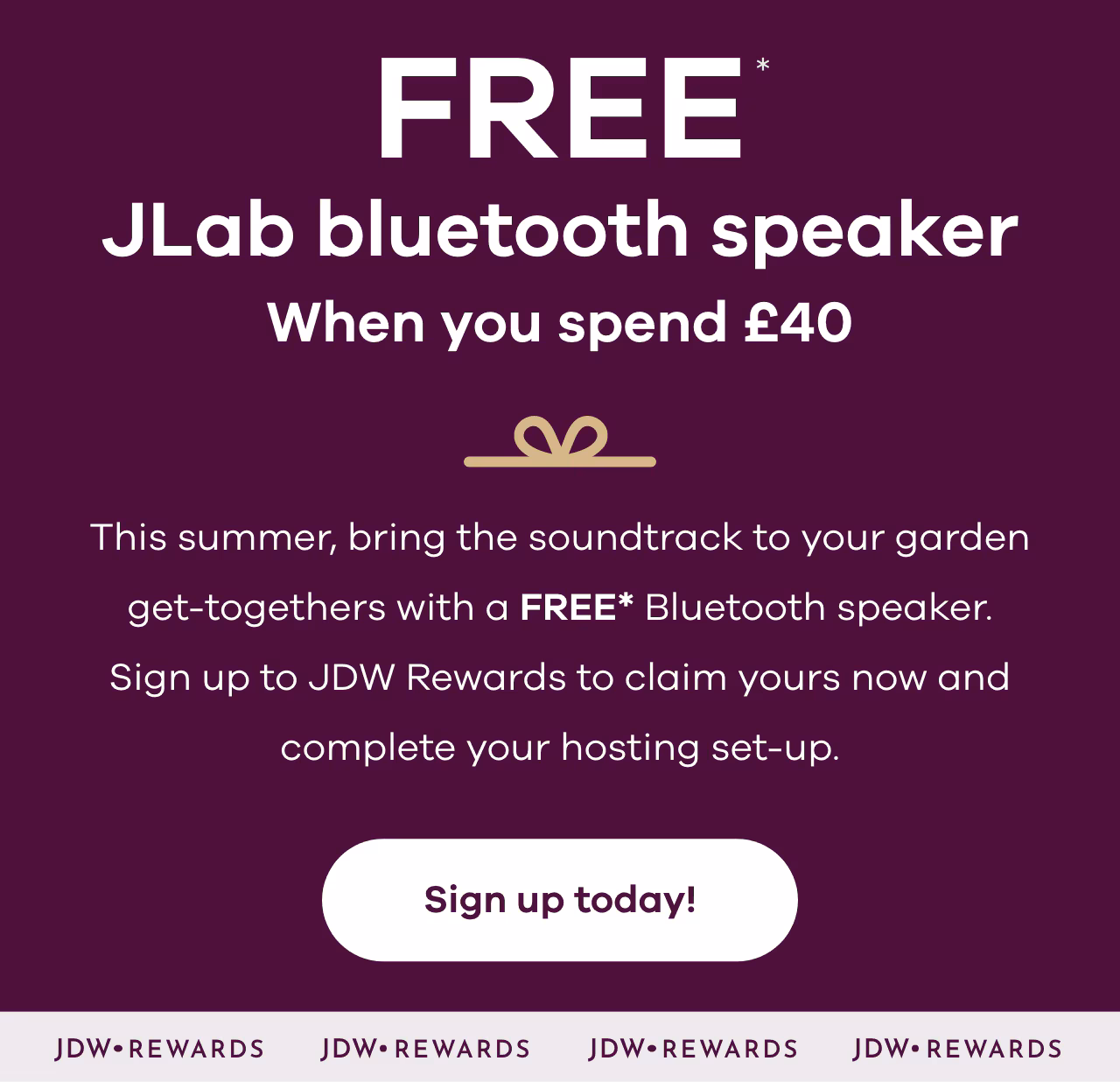 FREE JLab bluetooth speaker
