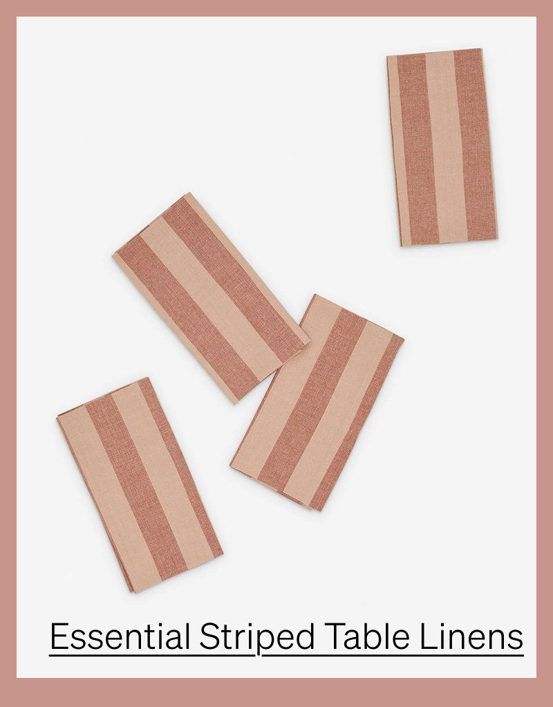 Shop Essential Striped Table Linens