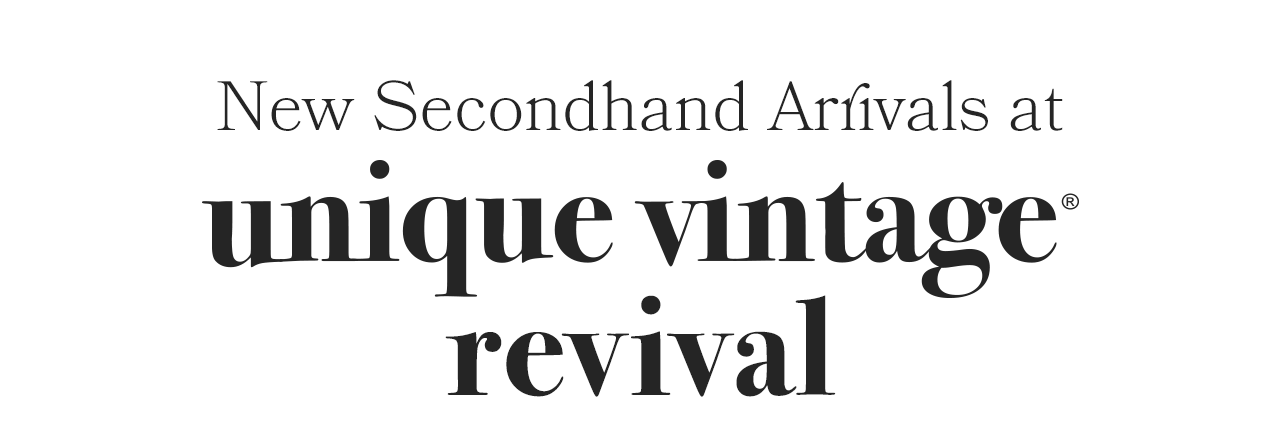 NEW Secondhand Arrivals at UV Revival