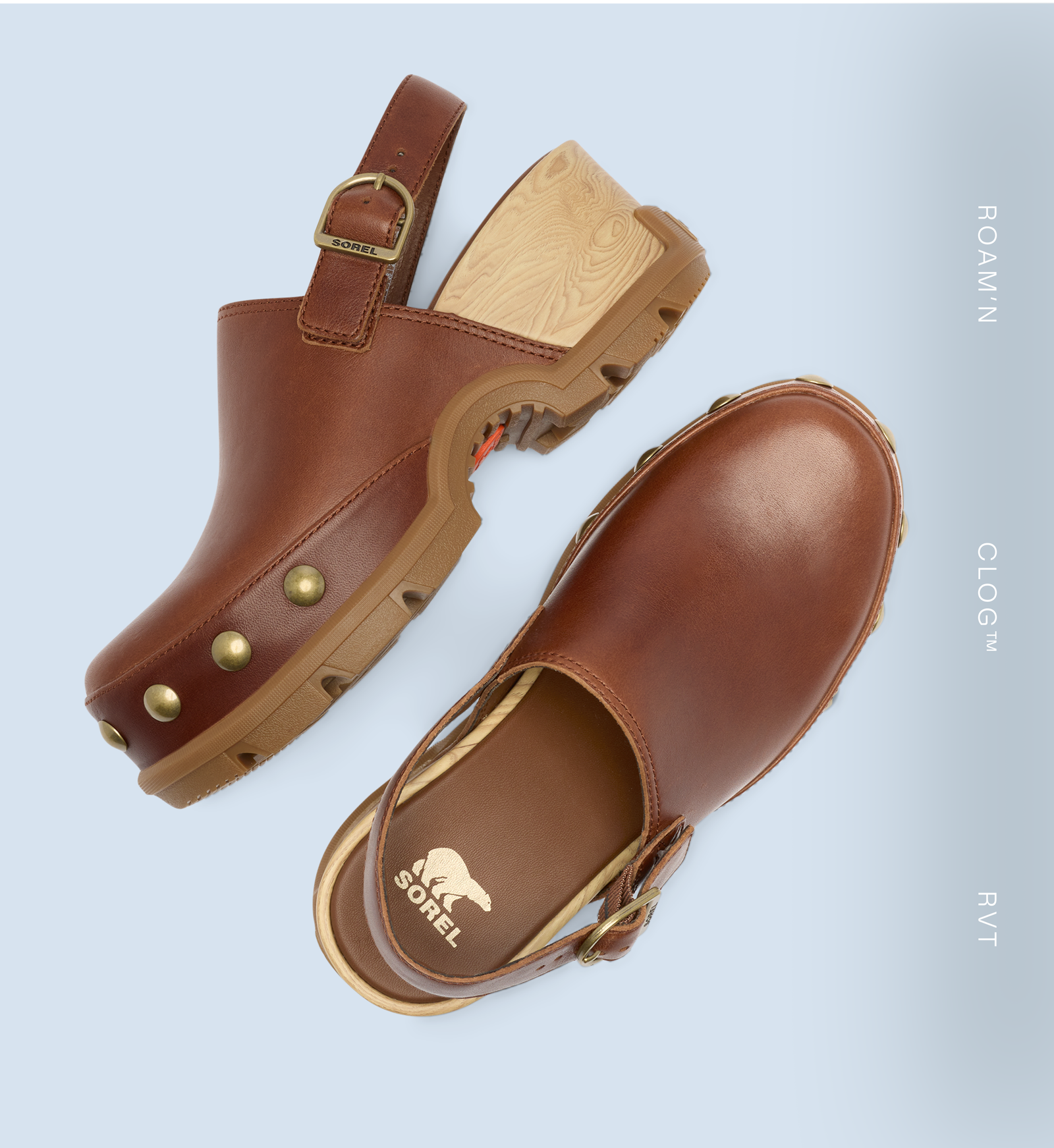 Roam’n Clog™ RVT Women's Shoe in Dark Auburn & Gum