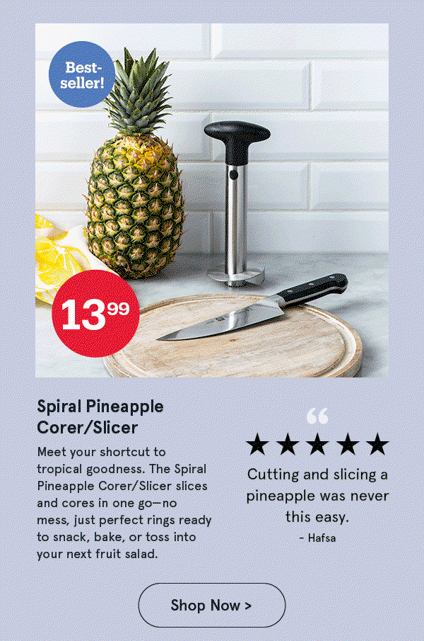 KSP Spiral Pineapple Corer/Slicer