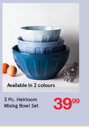 Heirloom 'Faceted' Mixing Bowl - Set of 3
