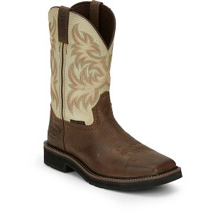 Driller 11" Steel Toe in copper brown.