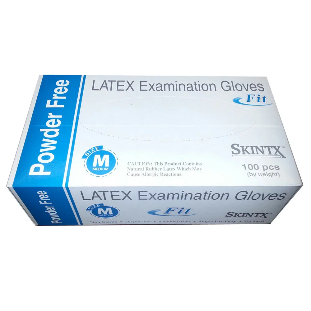 Image of Skintx - Latex Powder-Free Exam Gloves Fit - Box