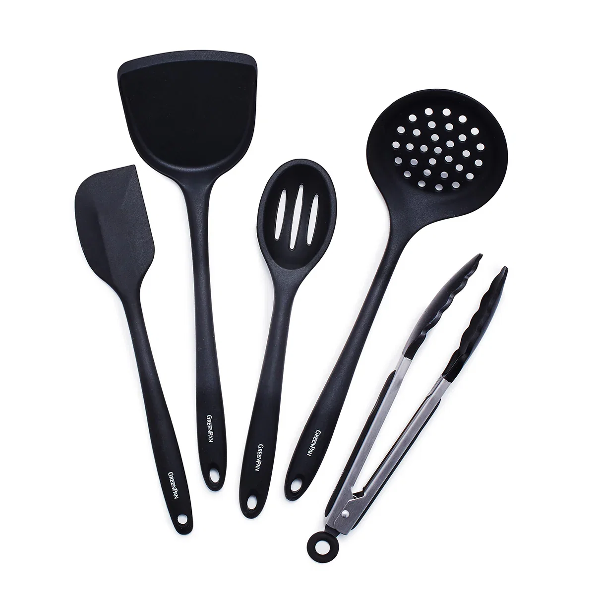 Image of 5-Piece Silicone Utensil Set | Black