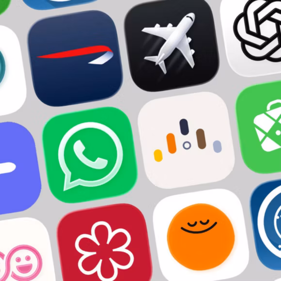 Various mobile apps, linking to BA High Life site.