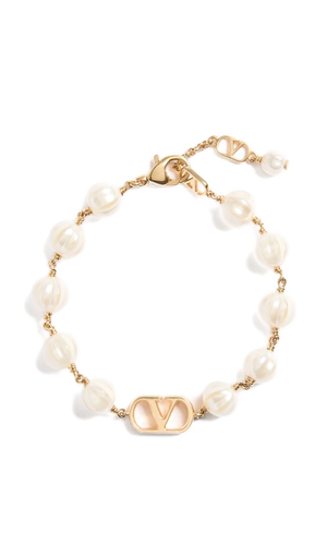 VLogo Signature pearl bracelet