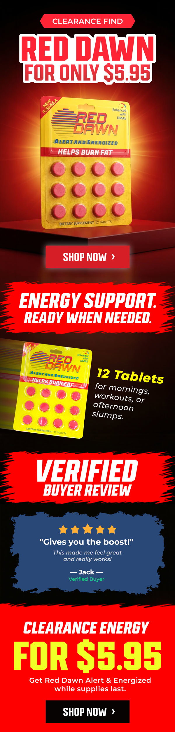 Buy Red Dawn Alert & Energized