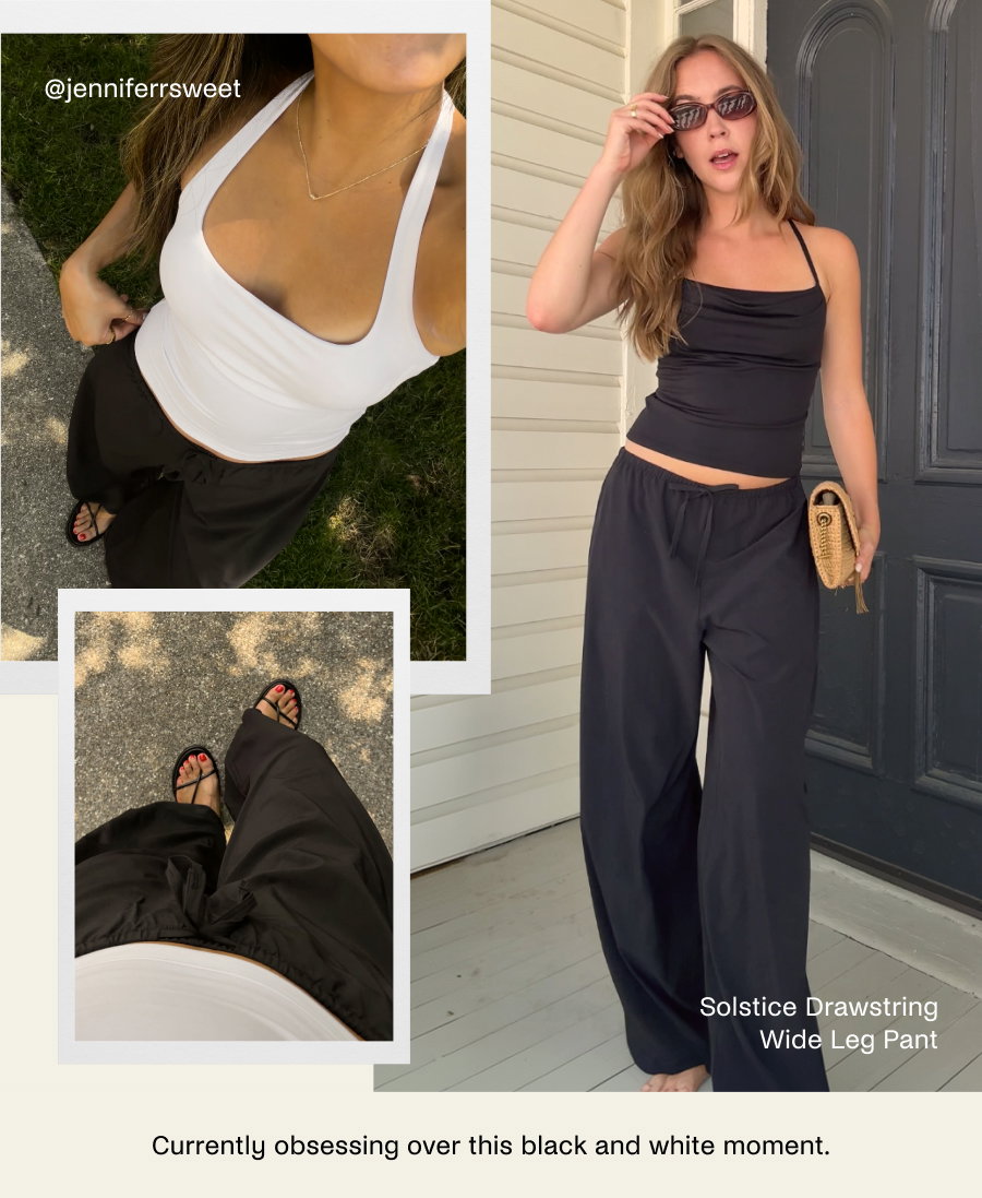 Solstice Drawstring Wide Leg Pant 29"