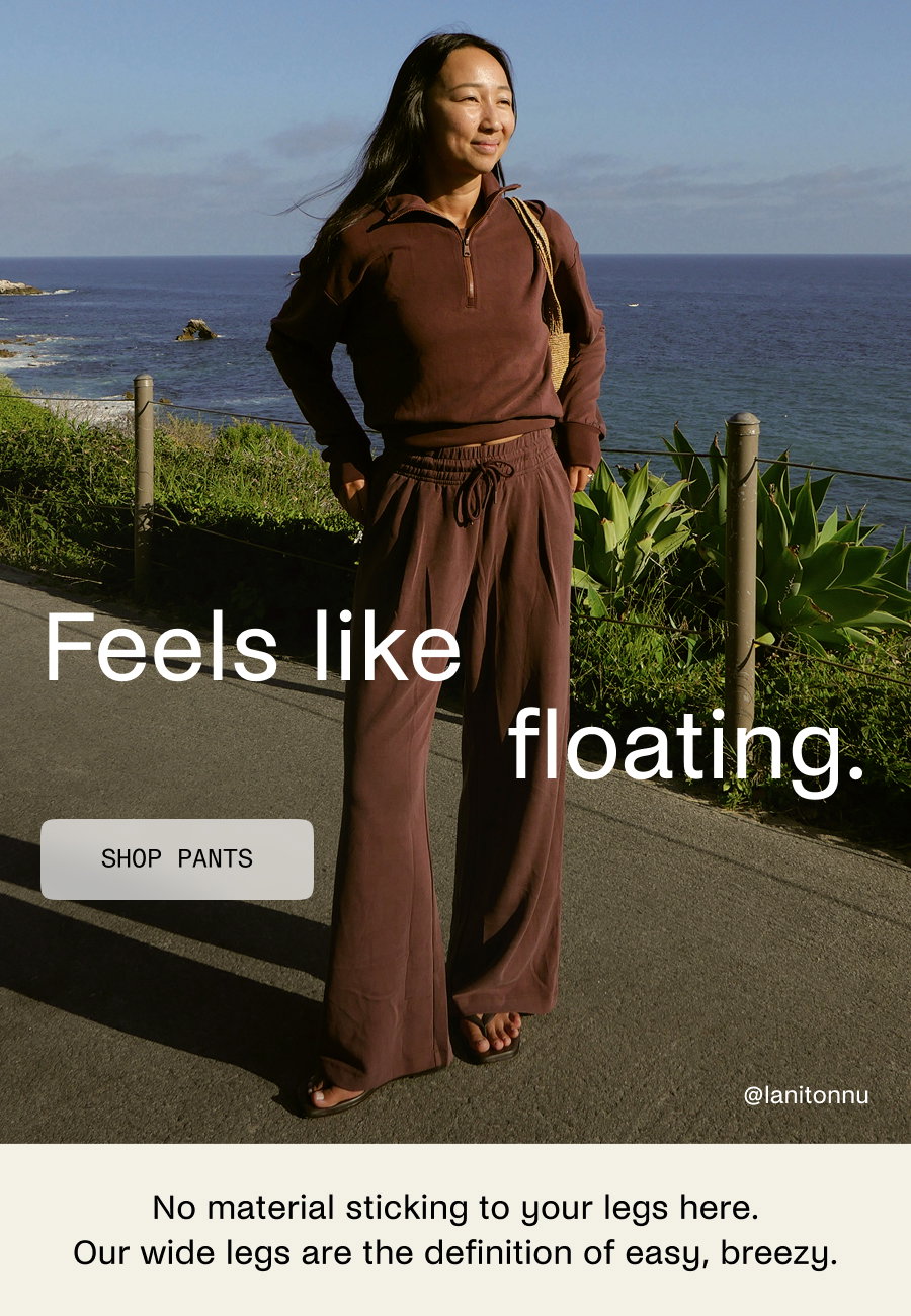 Feels like floating. 