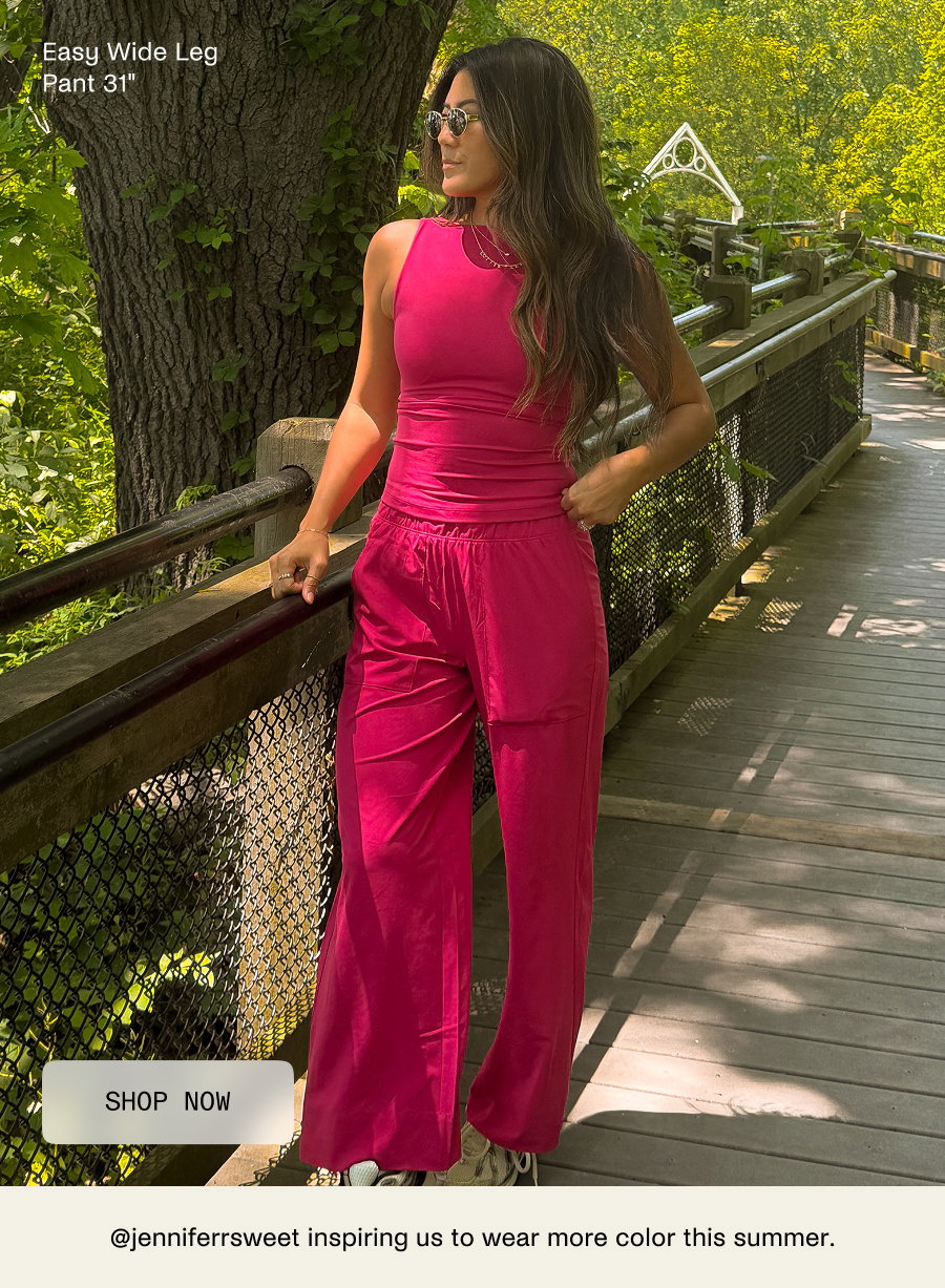 Easy Wide Leg Pant 31"