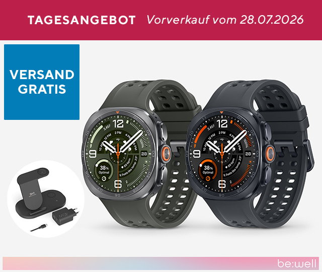 470820 SAMSUNG Galaxy Watch Ultra2 Smartwatch, Galaxy AI Gesundheitstracker inkl. QVC-Treuepaket