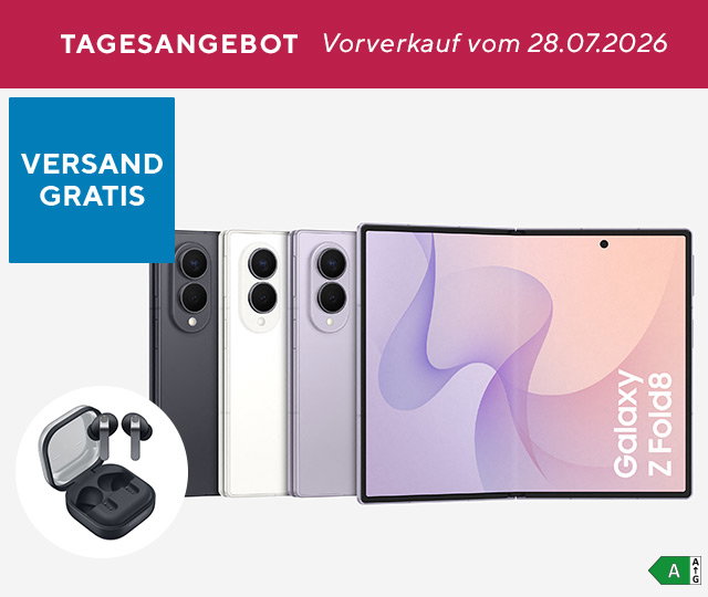 470818 SAMSUNG Galaxy Z Fold8 Smartphone, faltbar Android 17, 256GB inkl. QVC-Treuepaket
