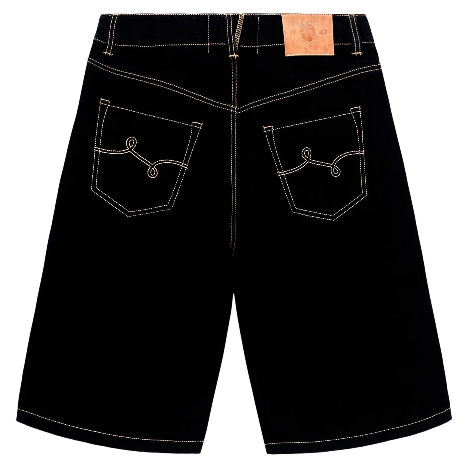 Image of OVERCOME RESISTENCE DENIM SHORT - BLACK