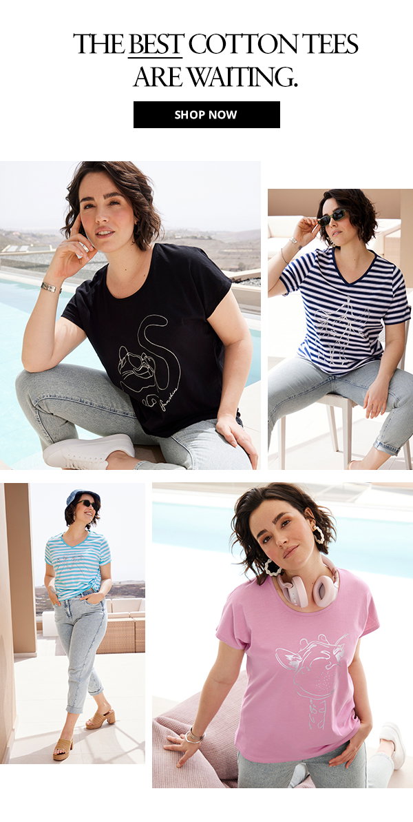 The best cotton tees are waiting. Shop now.